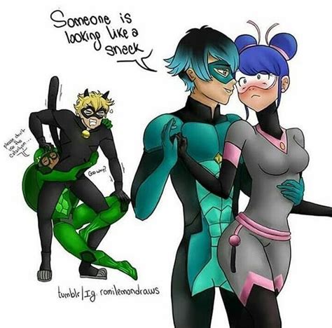 Alya and Nino come up with the idea to screw monogamy, fuck their best. . Ladybug and cat noir porn